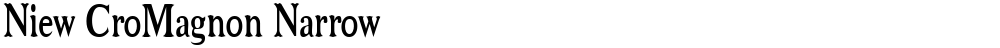 Niew CroMagnon Narrow