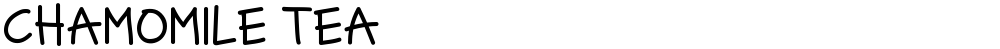 CHAMOMILE TEA