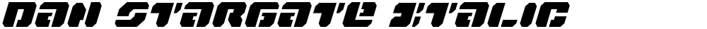 Dan Stargate Italic