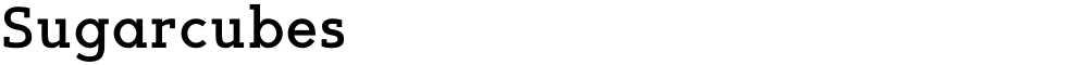 Sugarcubes