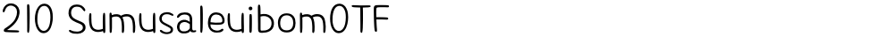 210 SumusaleuibomOTF
