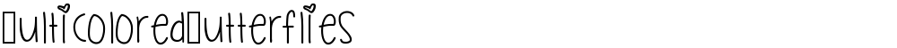 MulticoloredButterflies
