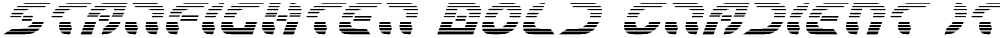 Starfighter Bold Gradient Italic
