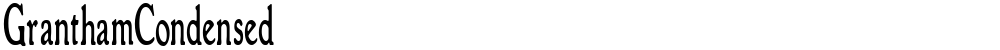 GranthamCondensed