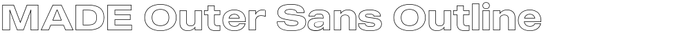 MADE Outer Sans Outline