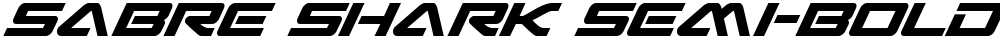 Sabre Shark Semi-Bold Semi-Condensed