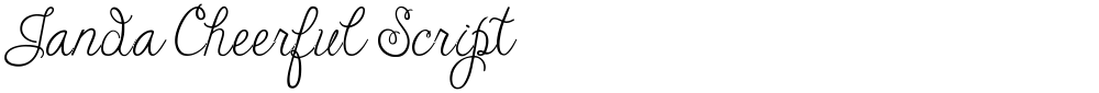 Janda Cheerful Script