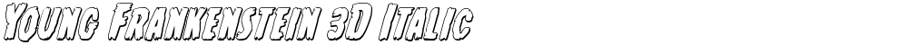 Young Frankenstein 3D Italic