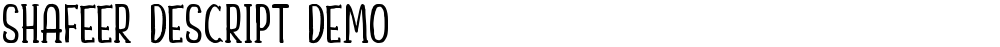 Shafeer Descript Demo