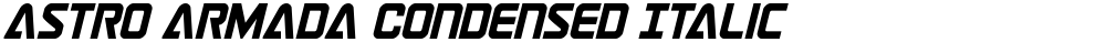 Astro Armada Condensed Italic