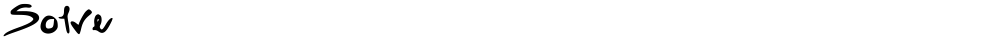 Solve