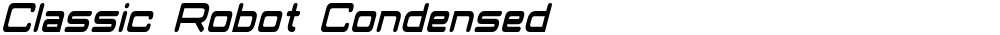 Classic Robot Condensed