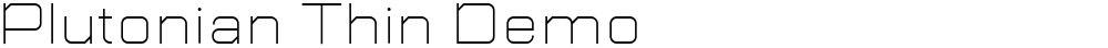 Plutonian Thin Demo