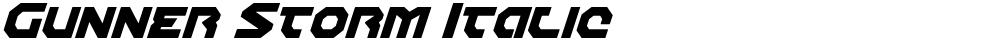 Gunner Storm Italic