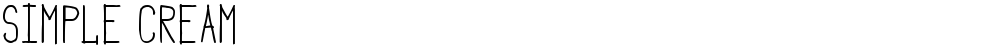Simple Cream