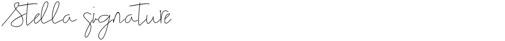Stella signature