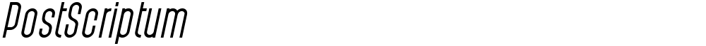 PostScriptum