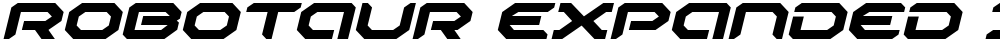 Robotaur Expanded Italic