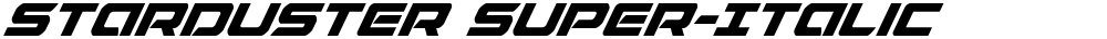 Starduster Super-Italic