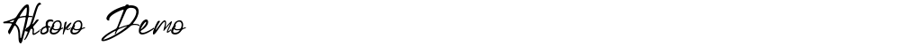 Aksoro Demo