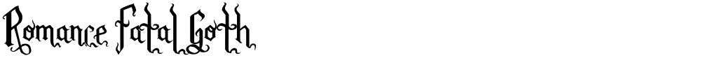 Romance Fatal Goth