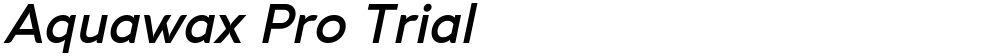 Aquawax Pro Trial