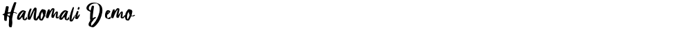 Hanomali Demo