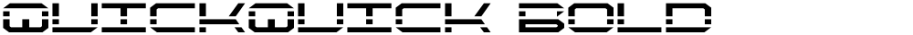 QuickQuick Bold