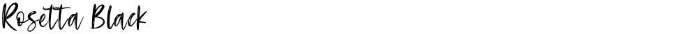 Rosetta Black