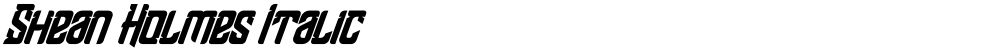 Shean Holmes Italic
