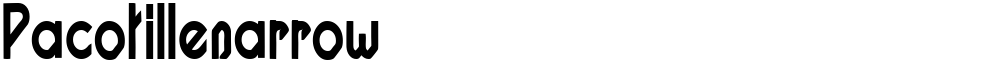 Pacotillenarrow