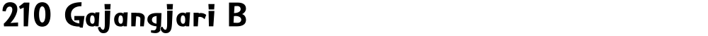 210 Gajangjari B