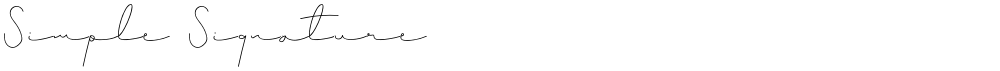 Simple Signature