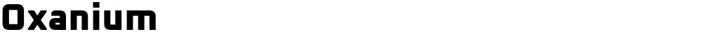 Oxanium