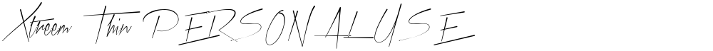 Xtreem Thin PERSONAL USE