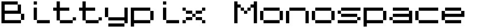 Bittypix Monospace