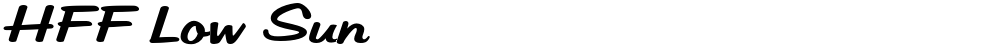 HFF Low Sun