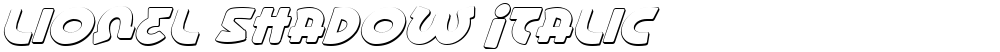 Lionel Shadow Italic
