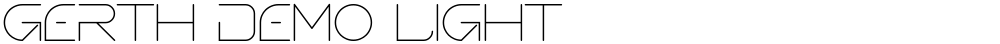 Gerth Demo Light