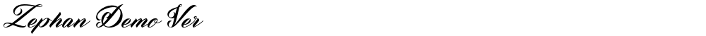 Zephan Demo Ver.