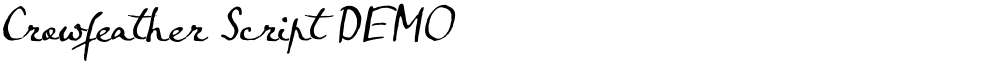 Crowfeather Script DEMO