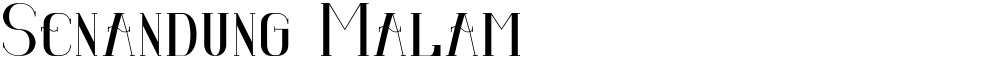 Senandung Malam
