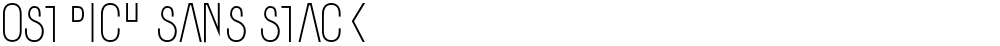 Ostrich Sans Stack