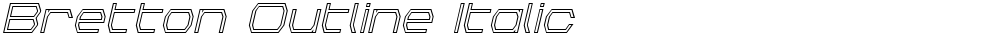 Bretton Outline Italic