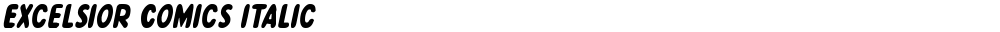 Excelsior Comics Italic