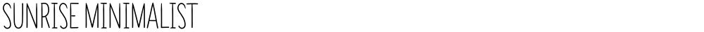 SUNRISE MINIMALIST