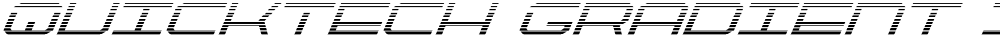 QuickTech Gradient Italic