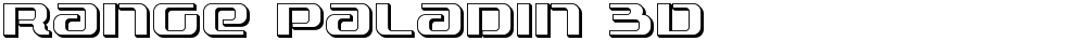 Range Paladin 3D