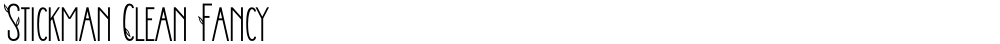 Stickman Clean Fancy