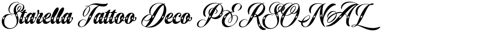 Starella Tattoo Deco PERSONAL